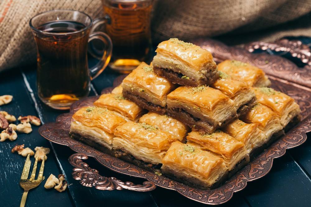 طريقة عمل جلاش بالمكسرات والشربات
