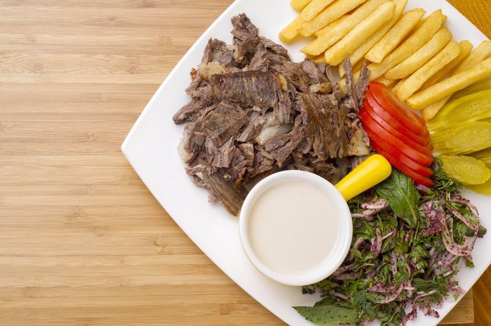 طريقة عمل شاورما اللحم الحارة