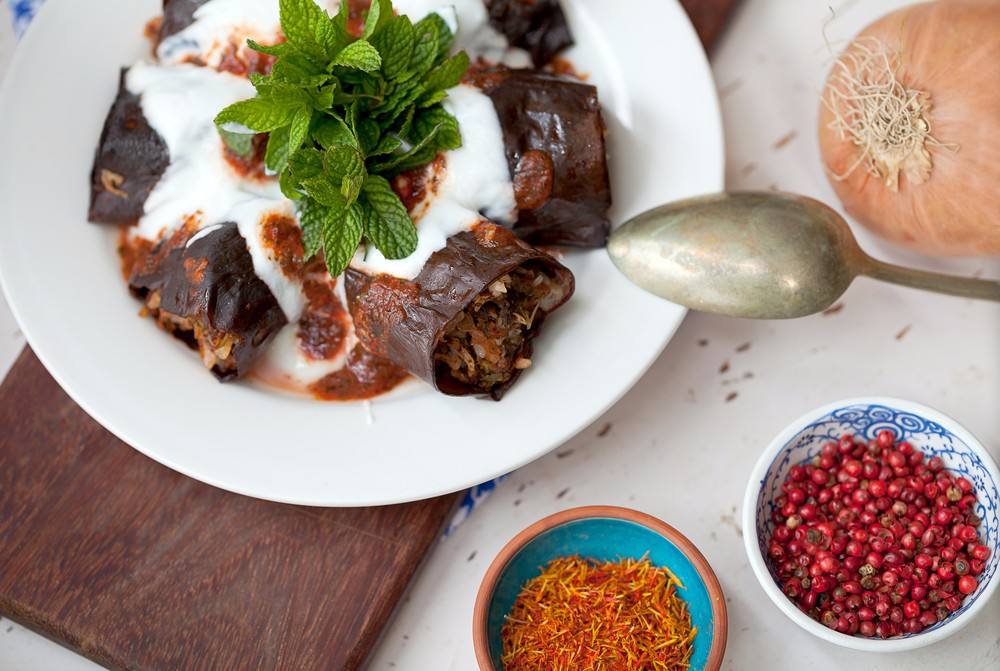 طريقة عمل دولمة الباذنجان التركية