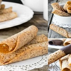 طريقة عمل بسكويت الويفر بالبيت