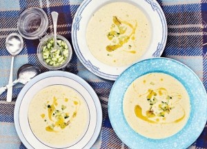 طريقة عمل شوربة اللوز التركية