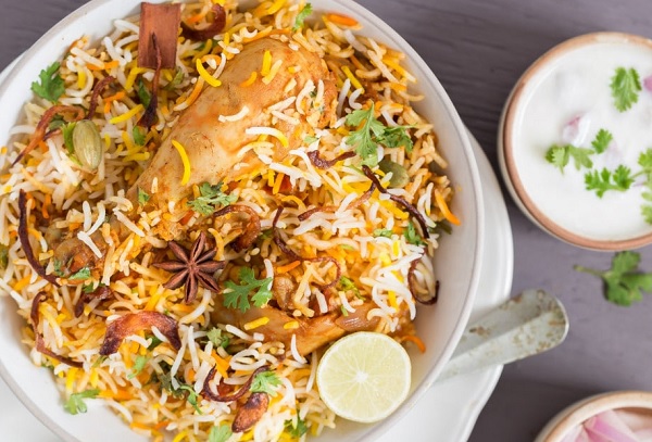 طريقة عمل برياني دجاج بالروب