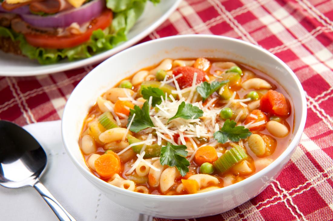 شوربة الخضار بالجبن