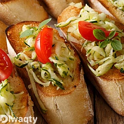 بروشكيتا بالكوسا لمقبلات سريعة