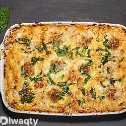 طريقة عمل صينية بطاطس بيوريه باللحمة المفرومة