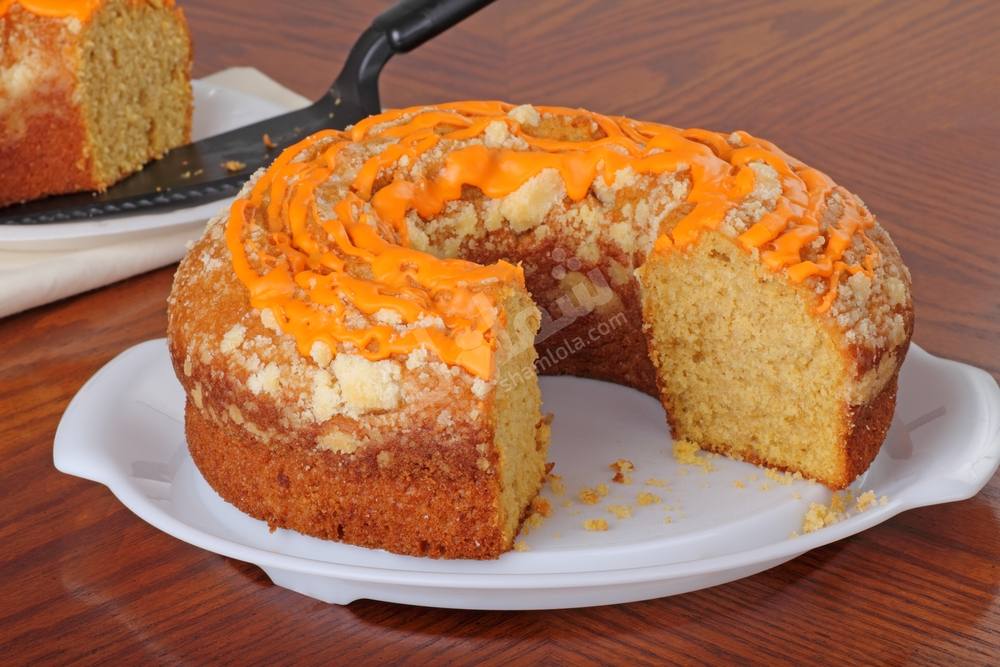 طريقة عمل كيك حبة البركة و البرتقال الدايت