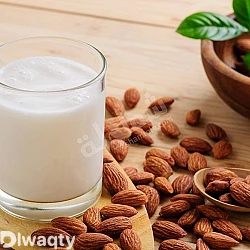 طريقة عمل مشروب حليب اللوز