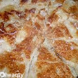طريقة عمل  الرقاق الحلو باللبن والسكر