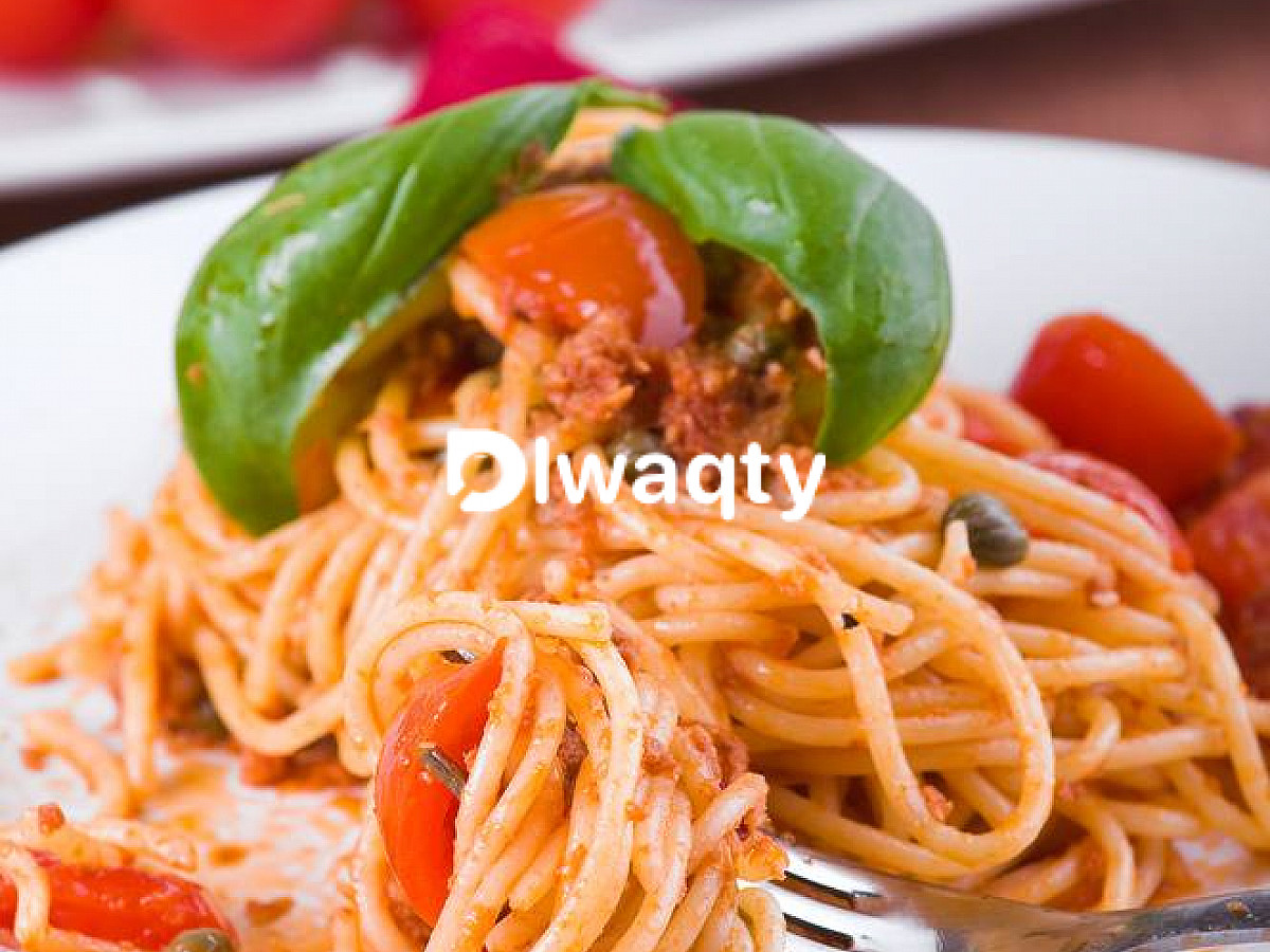 طريقة عمل باستا التونة والطماطم الشيري