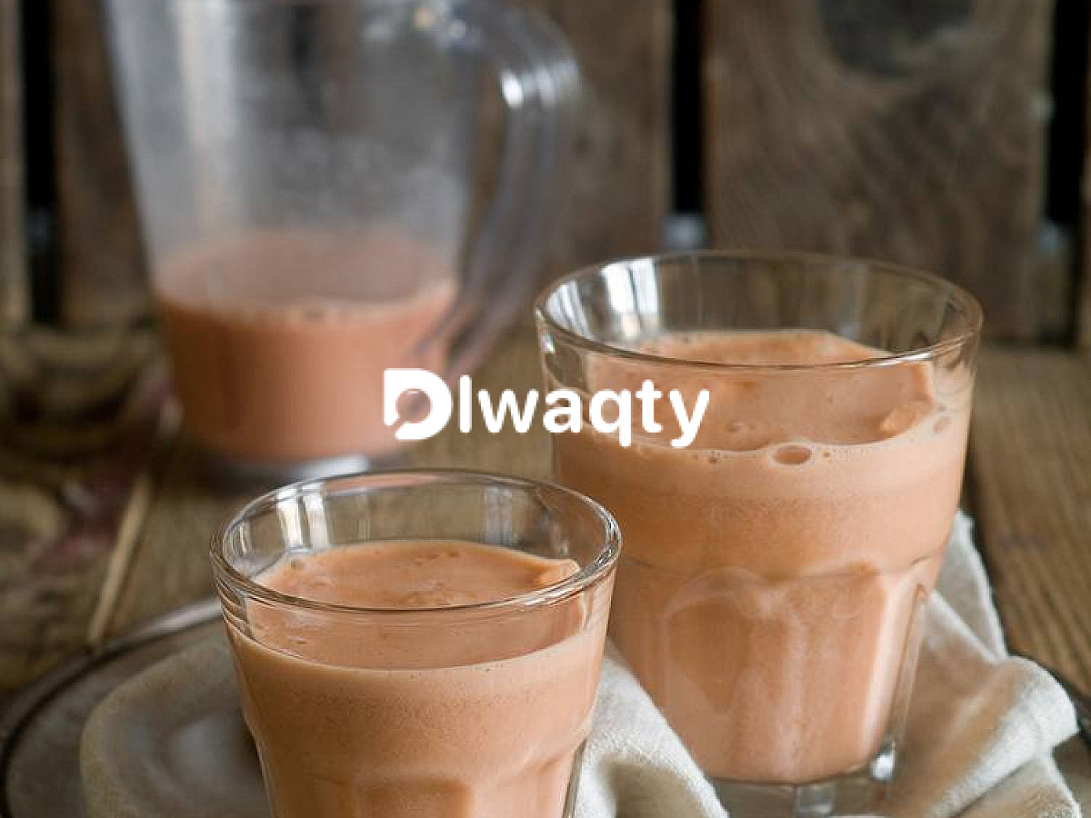 طريقة عمل  ميلك شيك الجزر