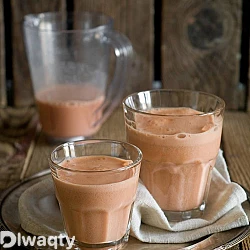 طريقة عمل  ميلك شيك الجزر