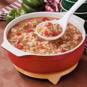 شوربة الطماطم والدجاج