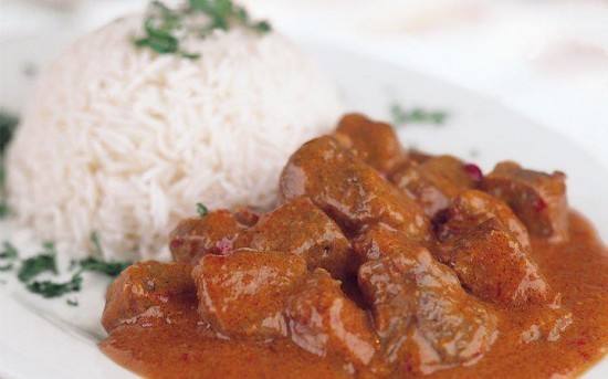 طريقة عمل أرز باللحم والكارى