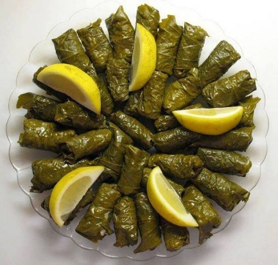 طريقة عمل ورق العنب بزيت الزيتون