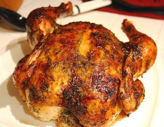 طريقة عمل دجاج مشوى بالأعشاب