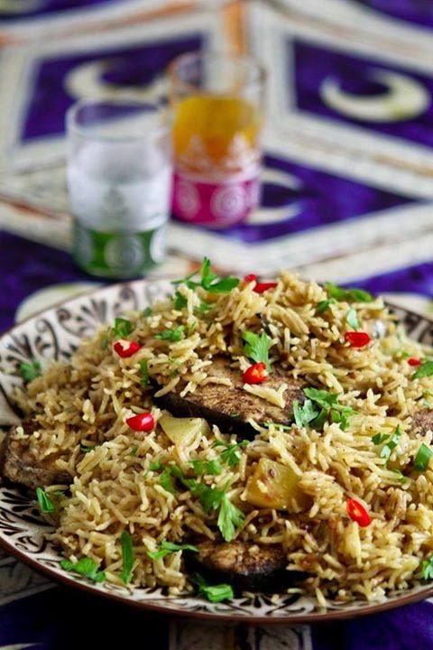 طريقة عمل مجبوس السمك الاماراتي