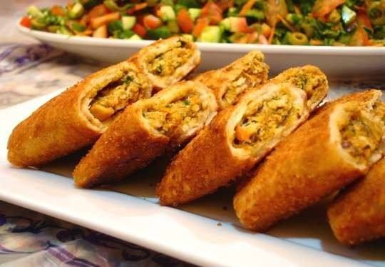 سويسرول البطاطس المحشية بالموزريلا