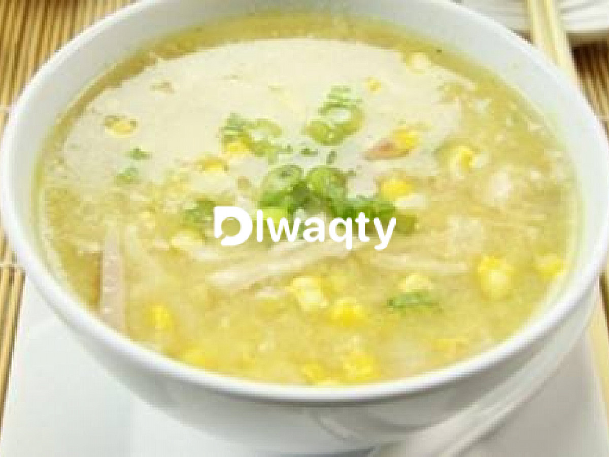 طريقة عمل شوربة الدجاج والذرة