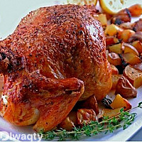 الدجاج المحمر 