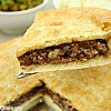 فطيرة شرائح اللحم 
