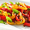 سلطة الفلفل الرومي المشوي