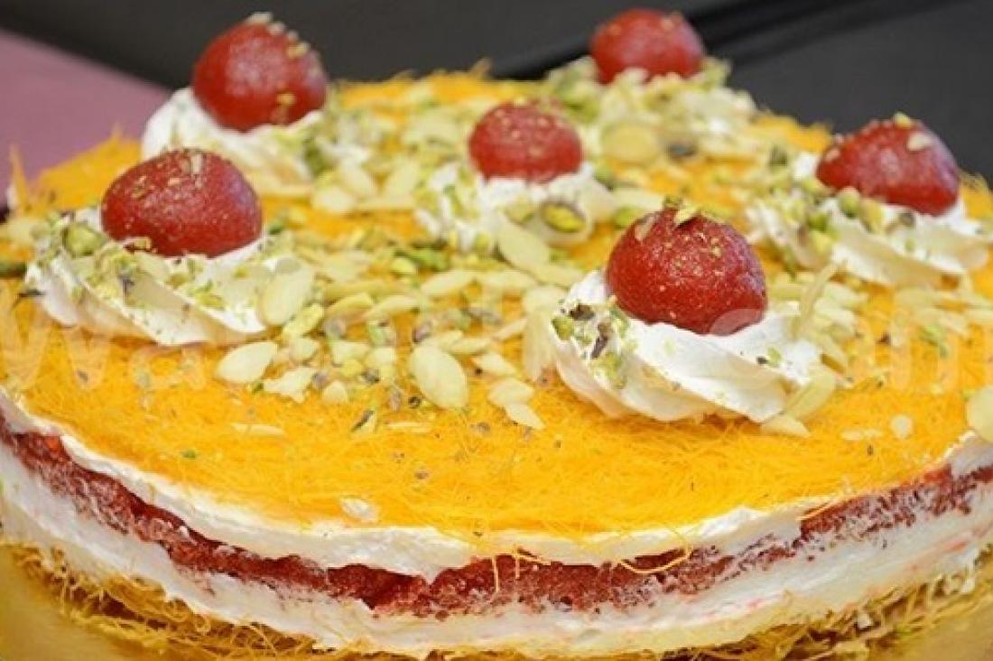 كنافة بالفواكة