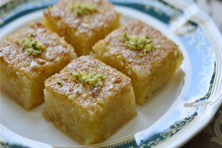 بسبوسة بالبرتقال