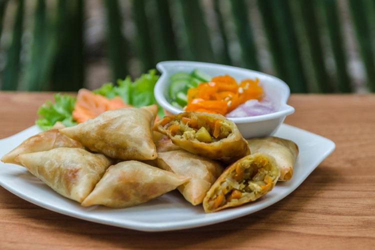 السمبوسة المقلية بالجبن