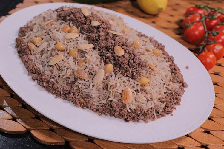 ارز بالدجاج والخضار