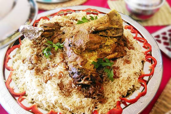 كبسة العزايم باللحم الشهي