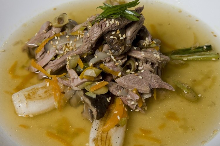 شوربة البط على الطريقة الصينية