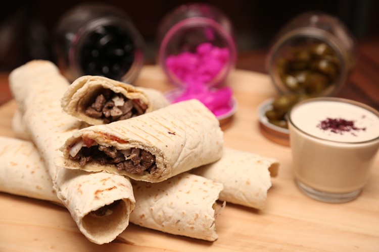شاورما دجاج مشوية بالفرن