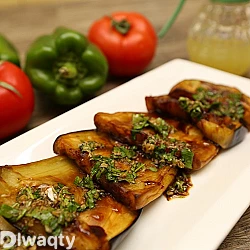 باذنجان محشي بالبرغل