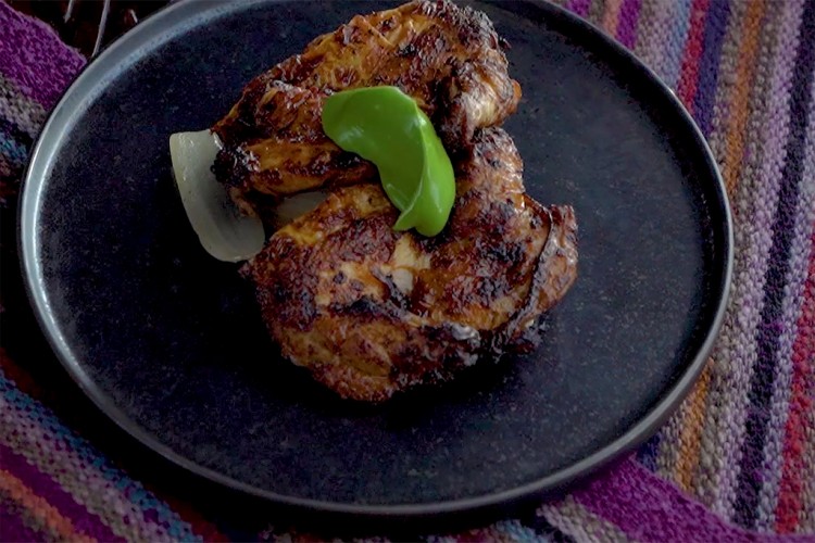 فراخ مشوية بالزبادي