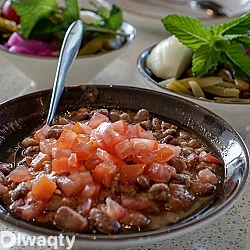 فول مدمس بالطريقة الفلسطينية