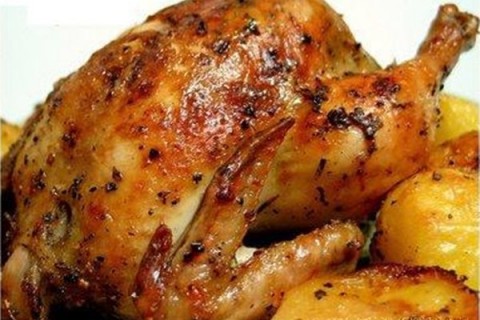 دجاج مشوى بتتبيلة الزبادى