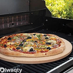 طريقة استخدام حجر البيتزا 