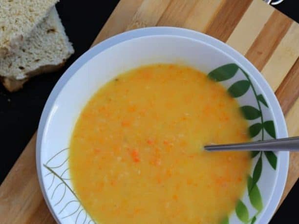 شوربة البطاطس والجزر
