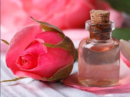 ماء الورد فى المنزل