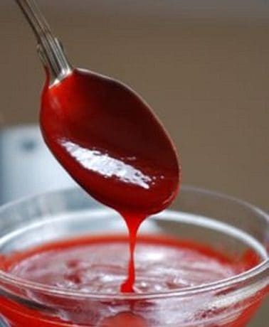 صوص الفواكه للحلويات