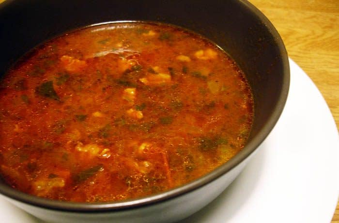 شوربة اللحم الليبية