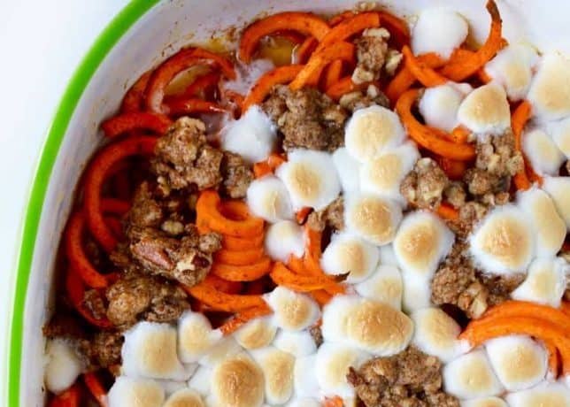 بطاطا حلوة بالمارشميلو