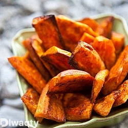 بطاطا حلوة ودجز 