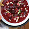 شوربة الشمندر والبطاطا الحلوة 