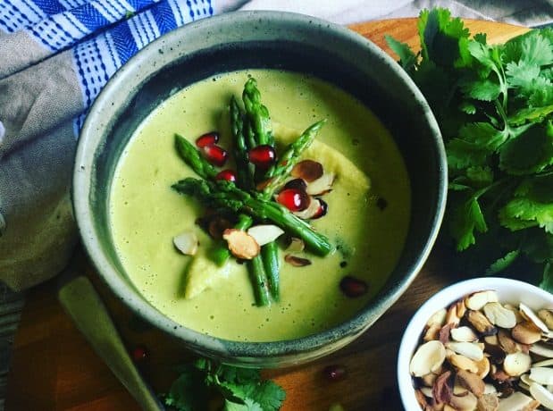 شوربة كريمة الهليون