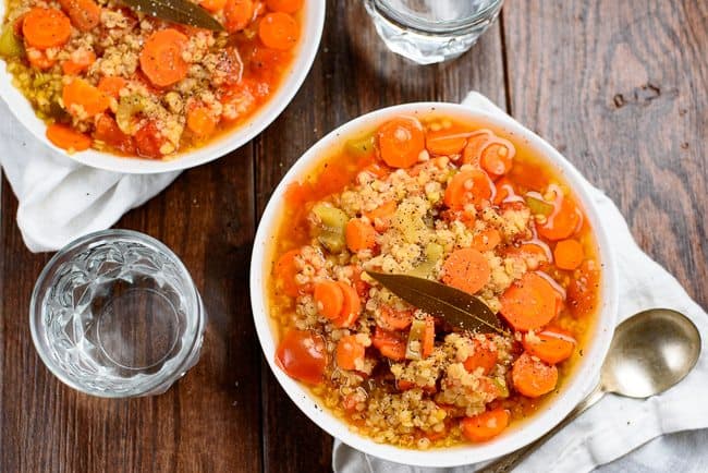 شوربة العدس الحارة