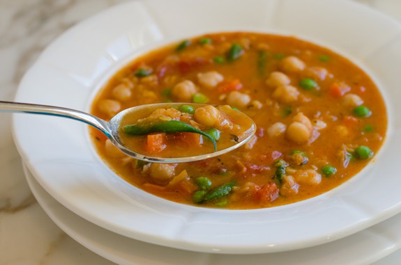 شوربة العدس والحمص