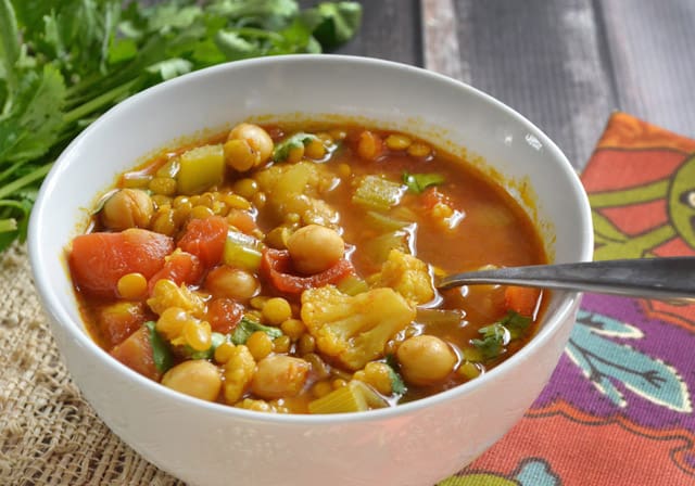 شوربة الخضار المغربية