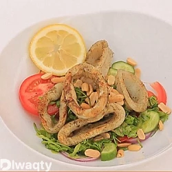طريقة عمل سلطة كاليماري مشوي