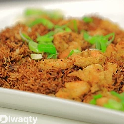 طريقة عمل أرز بايلا بالجمبري